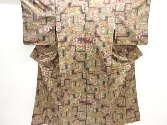 Japanese Kimono / Tsumugi Omeshi Silk